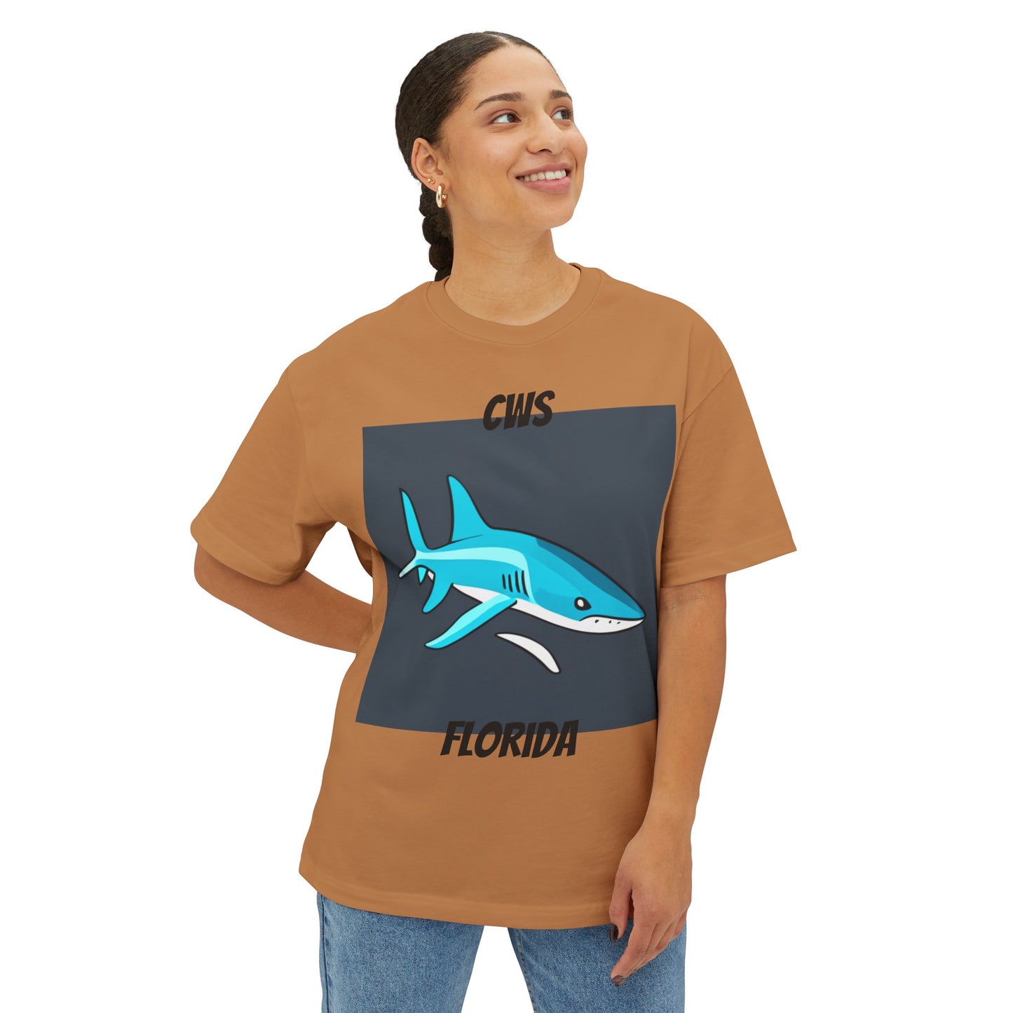 CWS Florida Unisex Oversized Boxy Tee By Cozy Winter Store (ships within USA only)