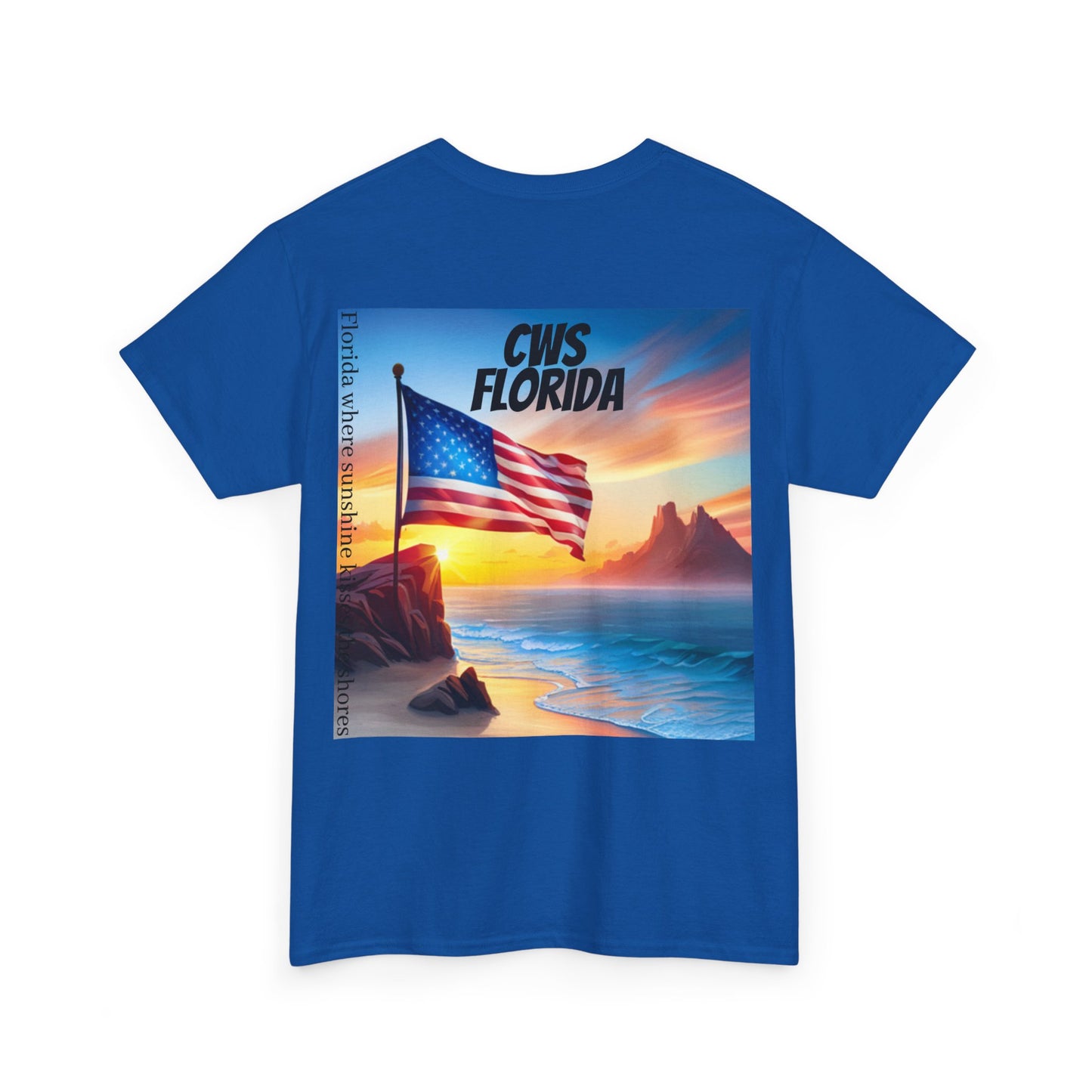 CWS Florida Unisex Heavy Cotton Tee By Cozy Winter Store