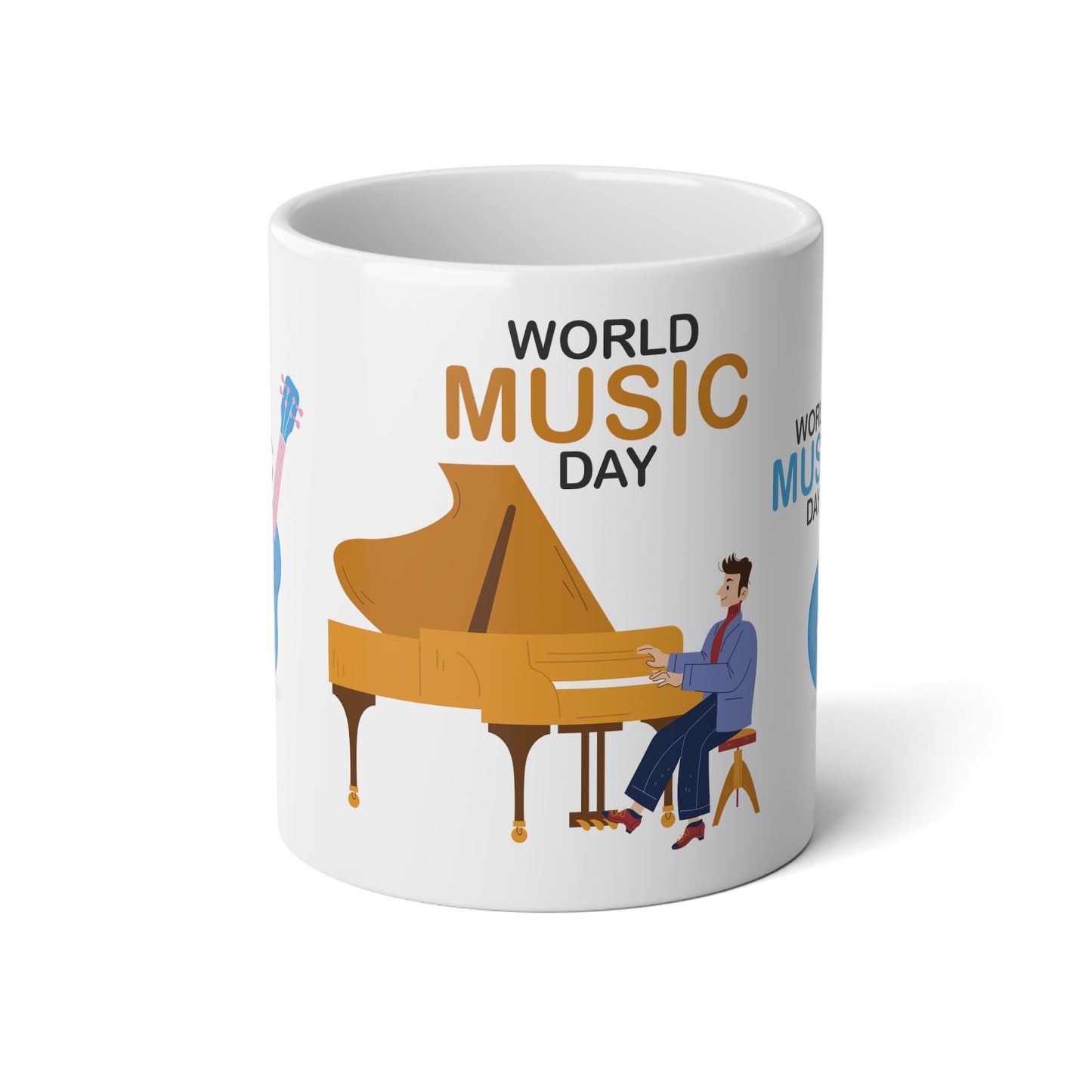 CWS Celebrations World Music Day Jumbo Mug, 20oz