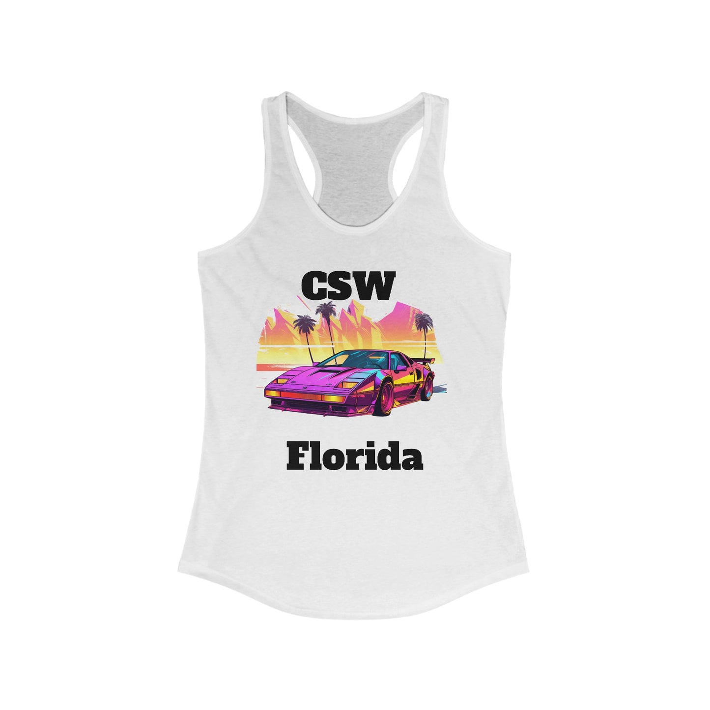 CSW Florida Ferraro Women's Ideal Racerback Tank by Cozy Winter Store (ships within USA only)