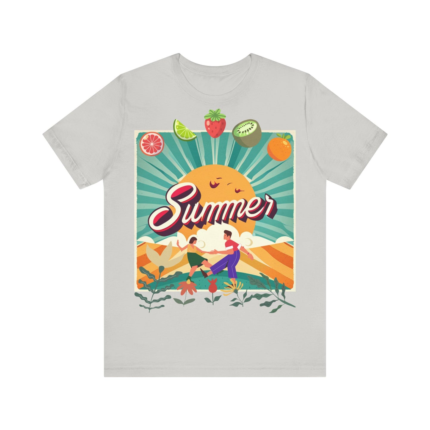 Unisex Jersey Short Sleeve Summer Tee