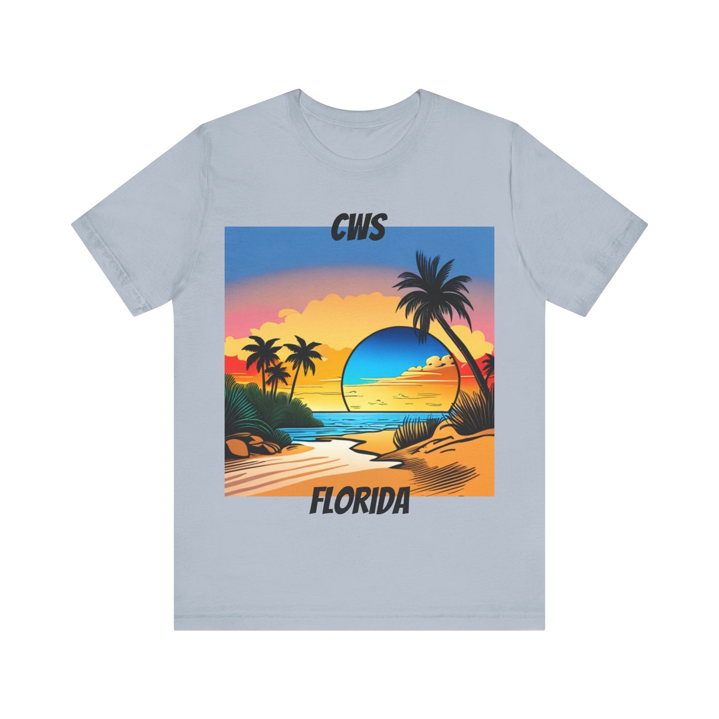 CWS Florida Unisex Jersey Short Sleeve Tee By Cozy Winter Store (ships within USA only)