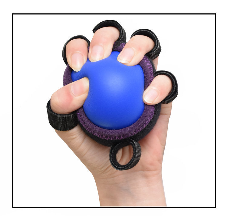 Five finger fixed grip ball