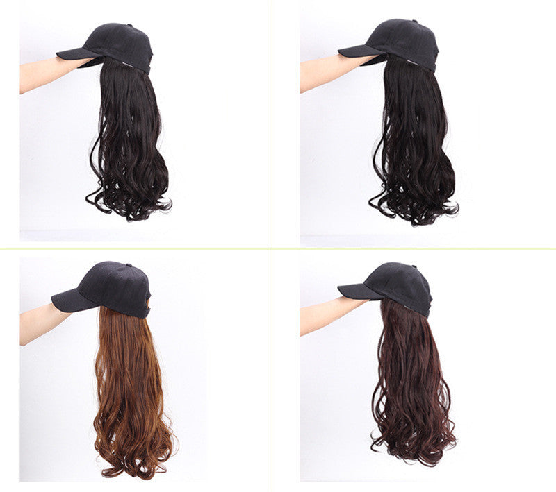 Cap big wave wig