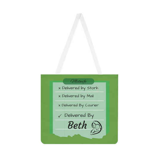 Customer Personalised Design Sara W UK " Bethany" midwife Shoulder Tote Bag (AOP)