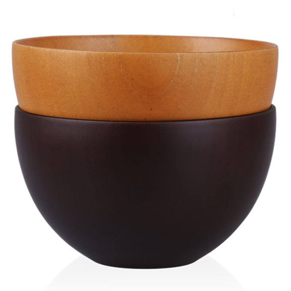 Wooden bowl of miso soup