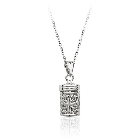 Essence Elysium: Vintage Love Perfume Bottle Pendant.