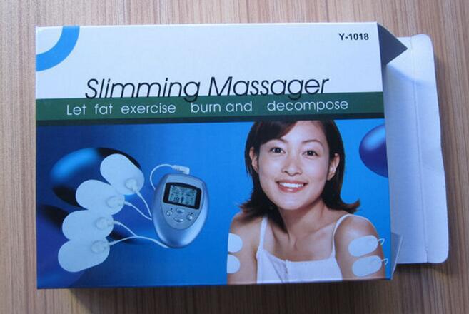 4 Pads Full Body Slimming Fat Burner Electric Muscle Stimulator