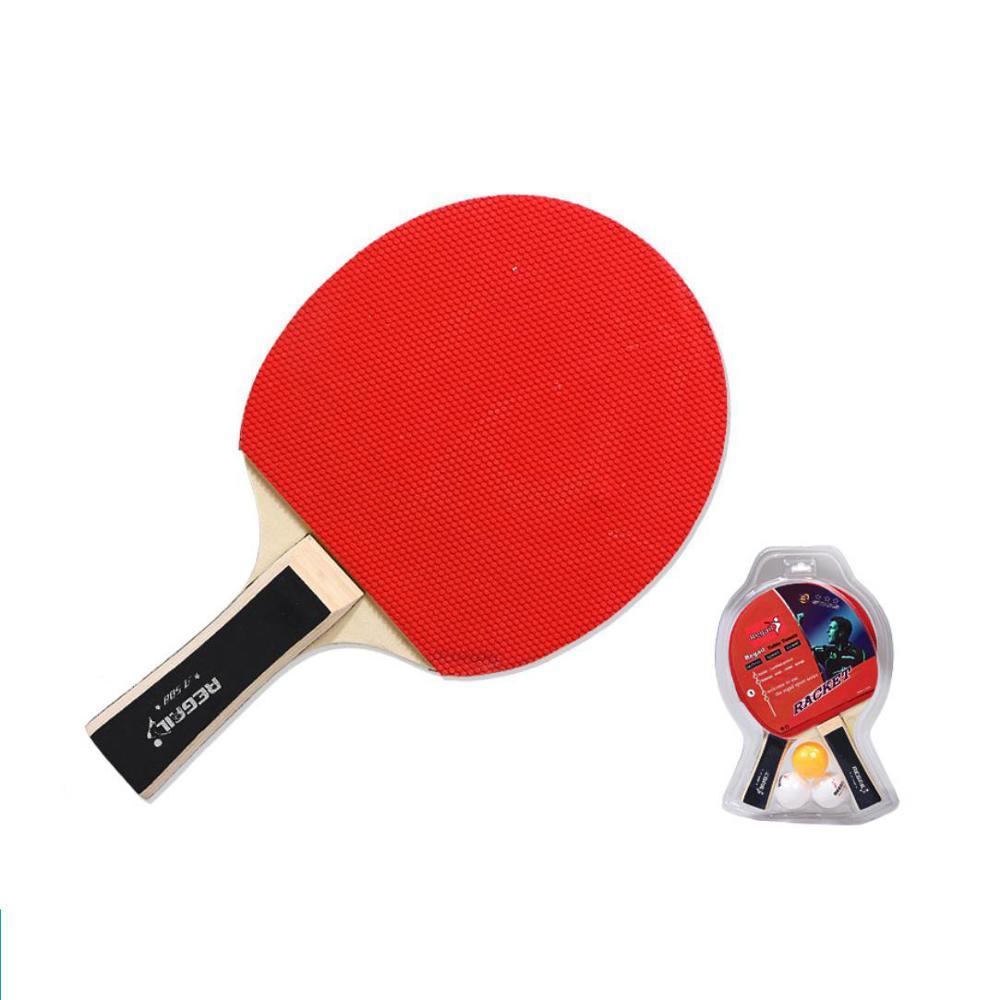 2Pcs Table Tennis Rackets  with 3 Balls