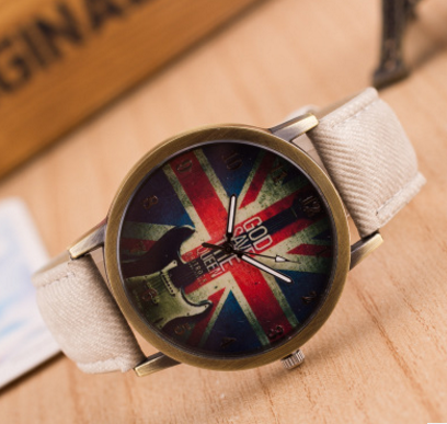 Armbanduhr mit britischer Flagge