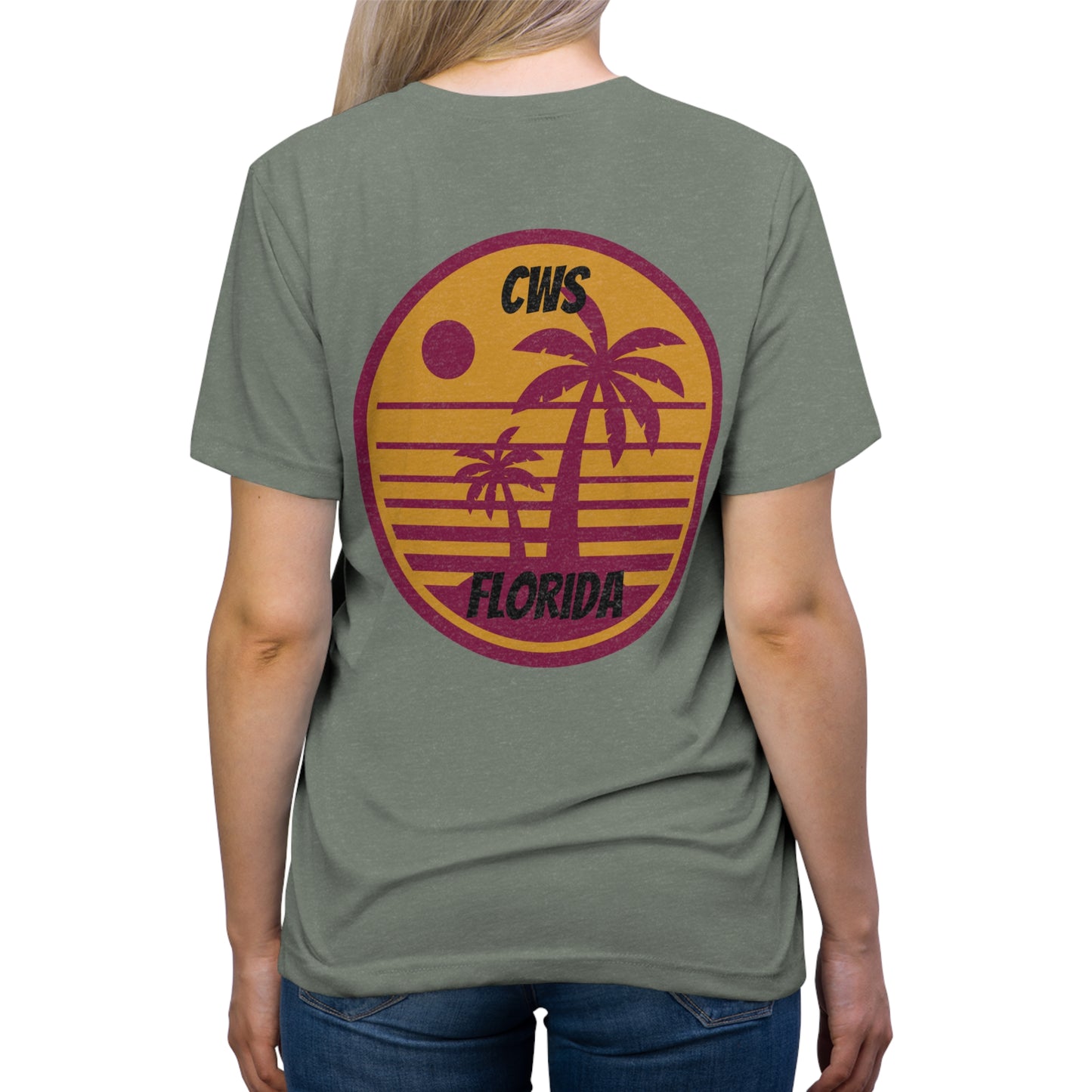 CWS Florida Unisex Triblend Tee By Cozy Winter Store