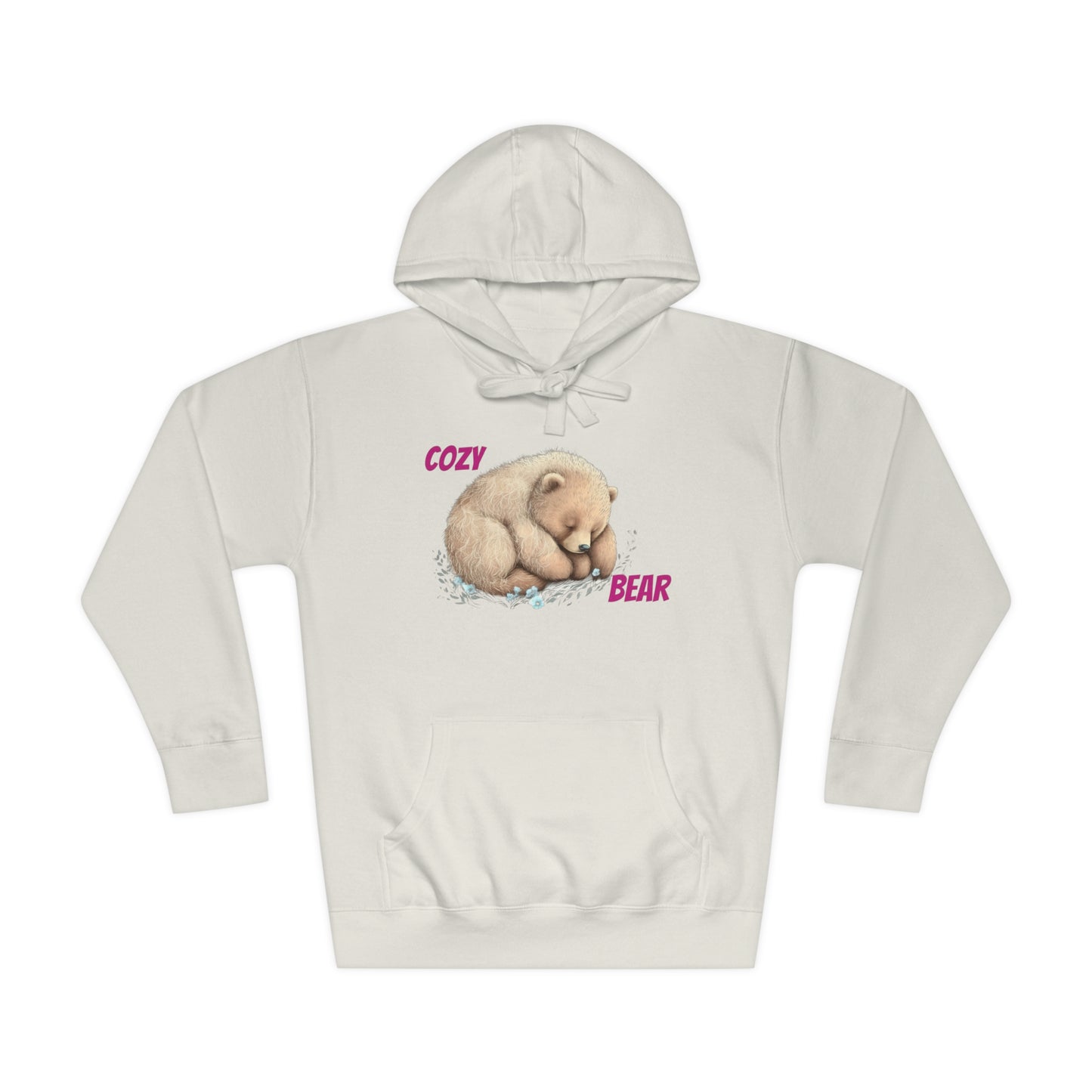 CWS Cozy Bear Unisex Fleece Hoodie By Cozy Winter Store