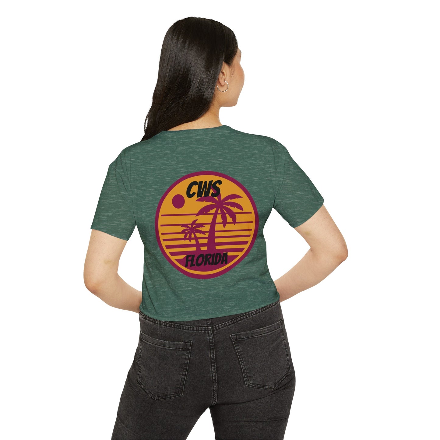 CWS Florida Women's Festival Crop Top By Cozy Winter Store (ships within USA only)