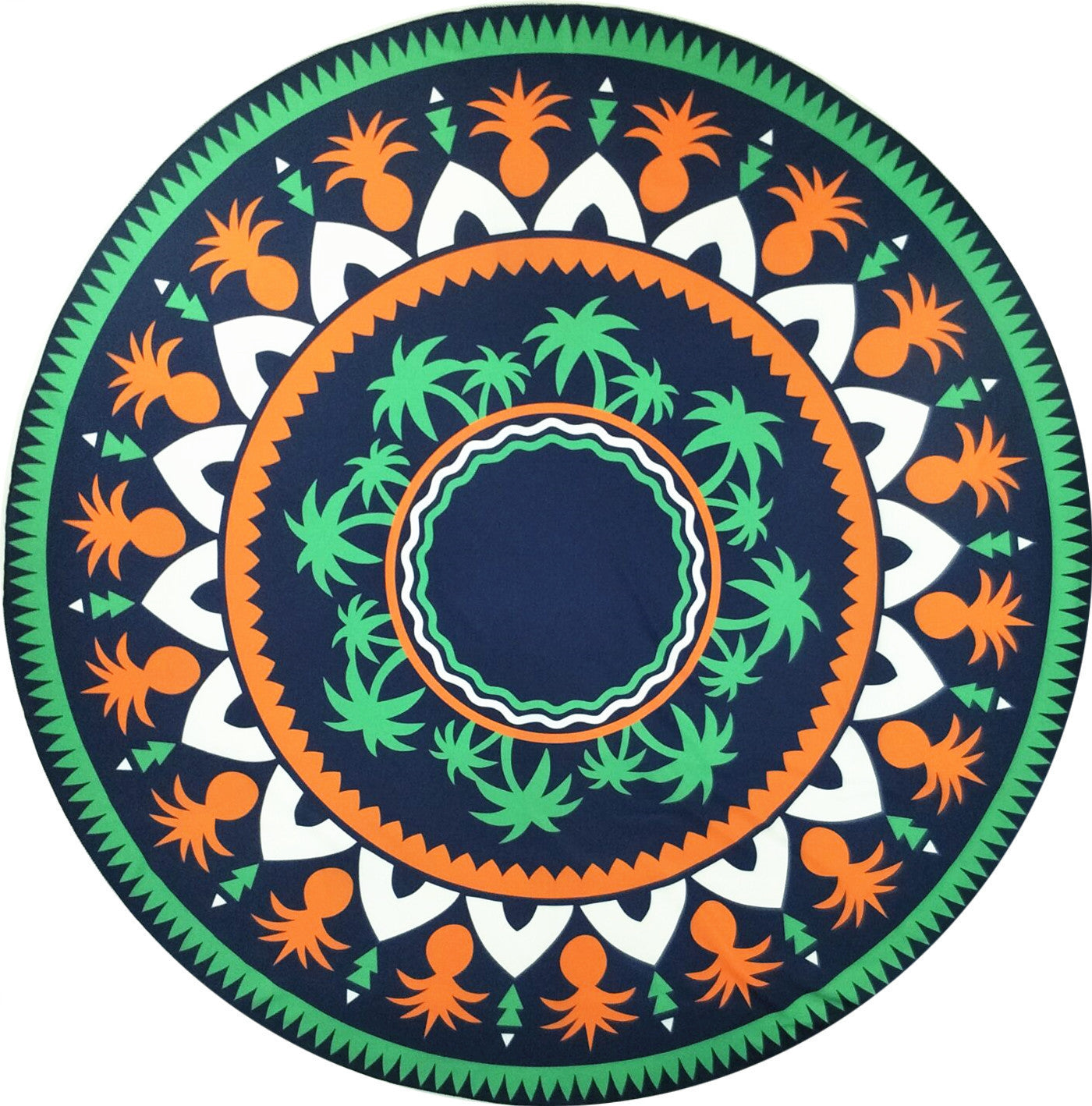 Round beach towel