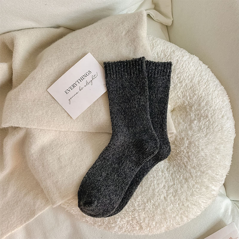 CozyCloud: Women's Winter Wool Tube Socks - Thermal & Thicken for Ultimate Warmth