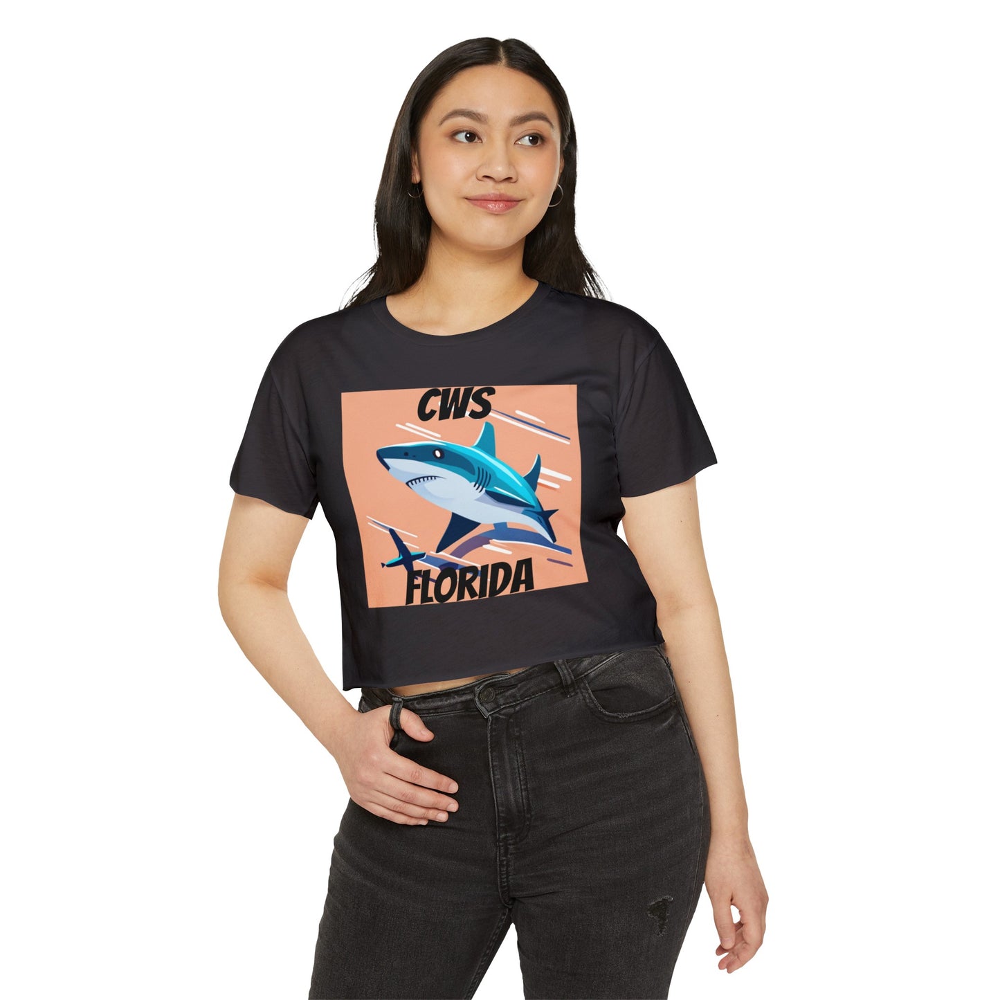 CWS Florida Women's Festival Crop Top By Cozy Winter Store (ships within USA only)