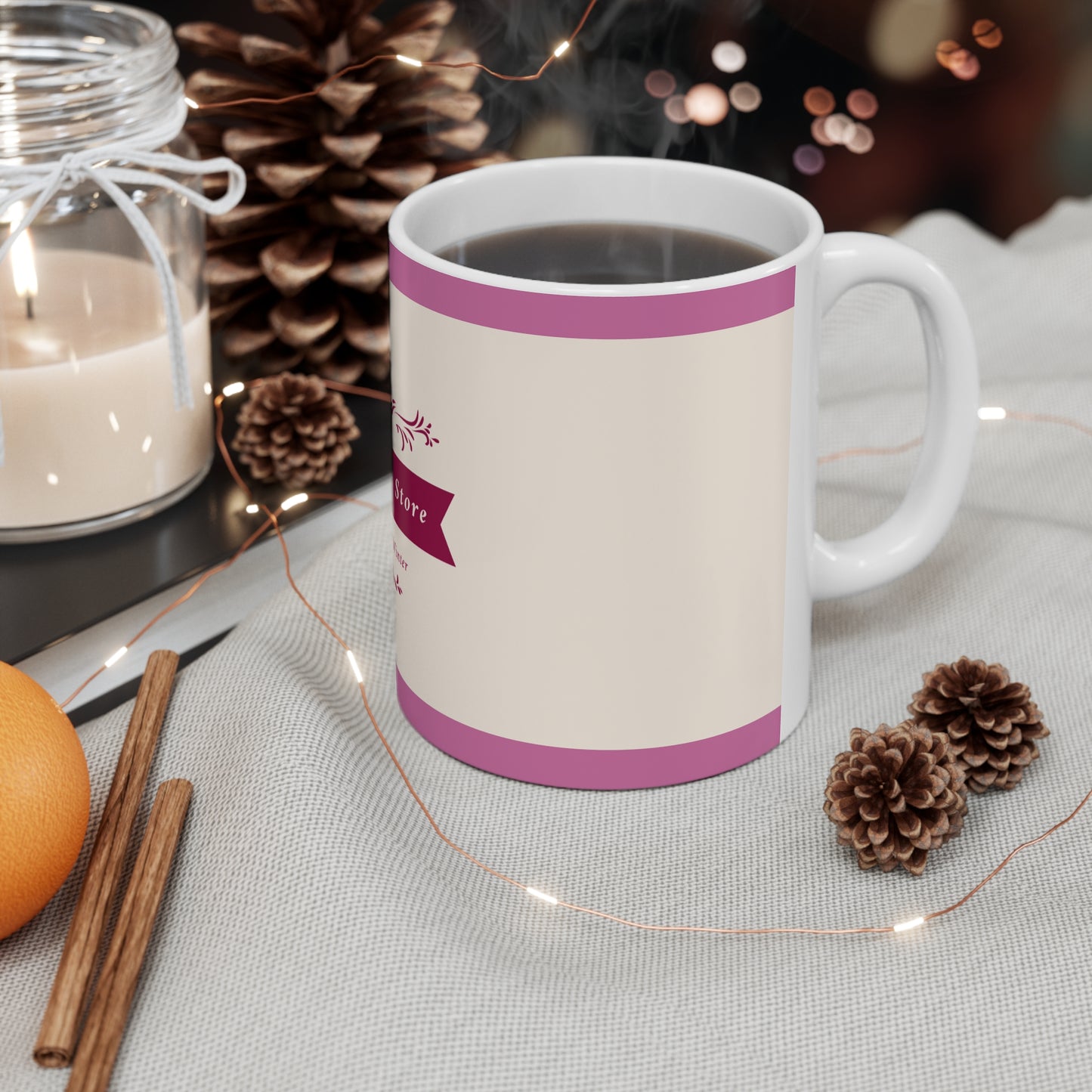 CWS WarmTouch Keramik-Kaffeetassen, 11 oz, 15 oz von Cozy Winter Store