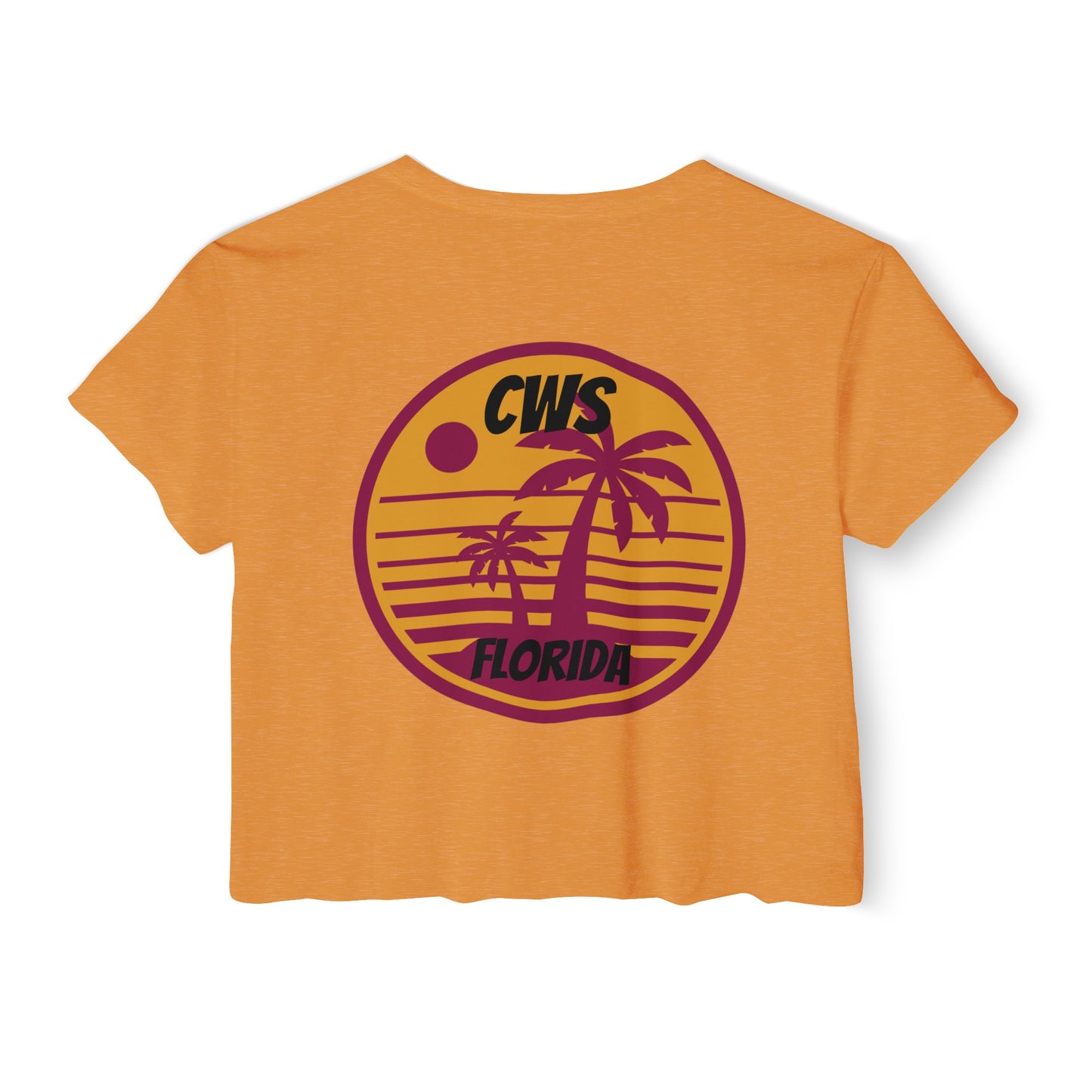 CWS Florida Women's Festival Crop Top By Cozy Winter Store (ships within USA only)