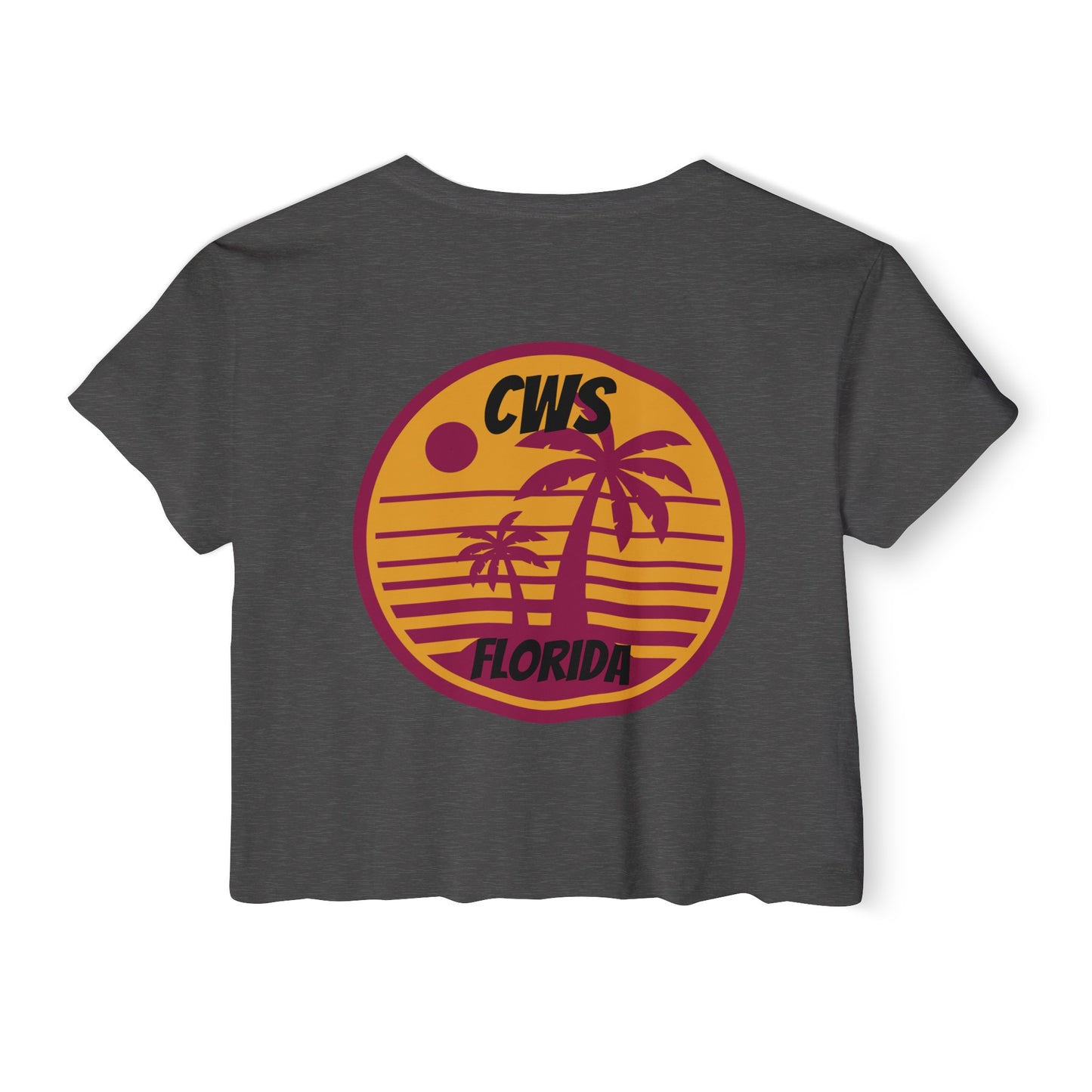 CWS Florida Women's Festival Crop Top By Cozy Winter Store (ships within USA only)