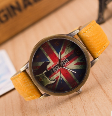 Armbanduhr mit britischer Flagge