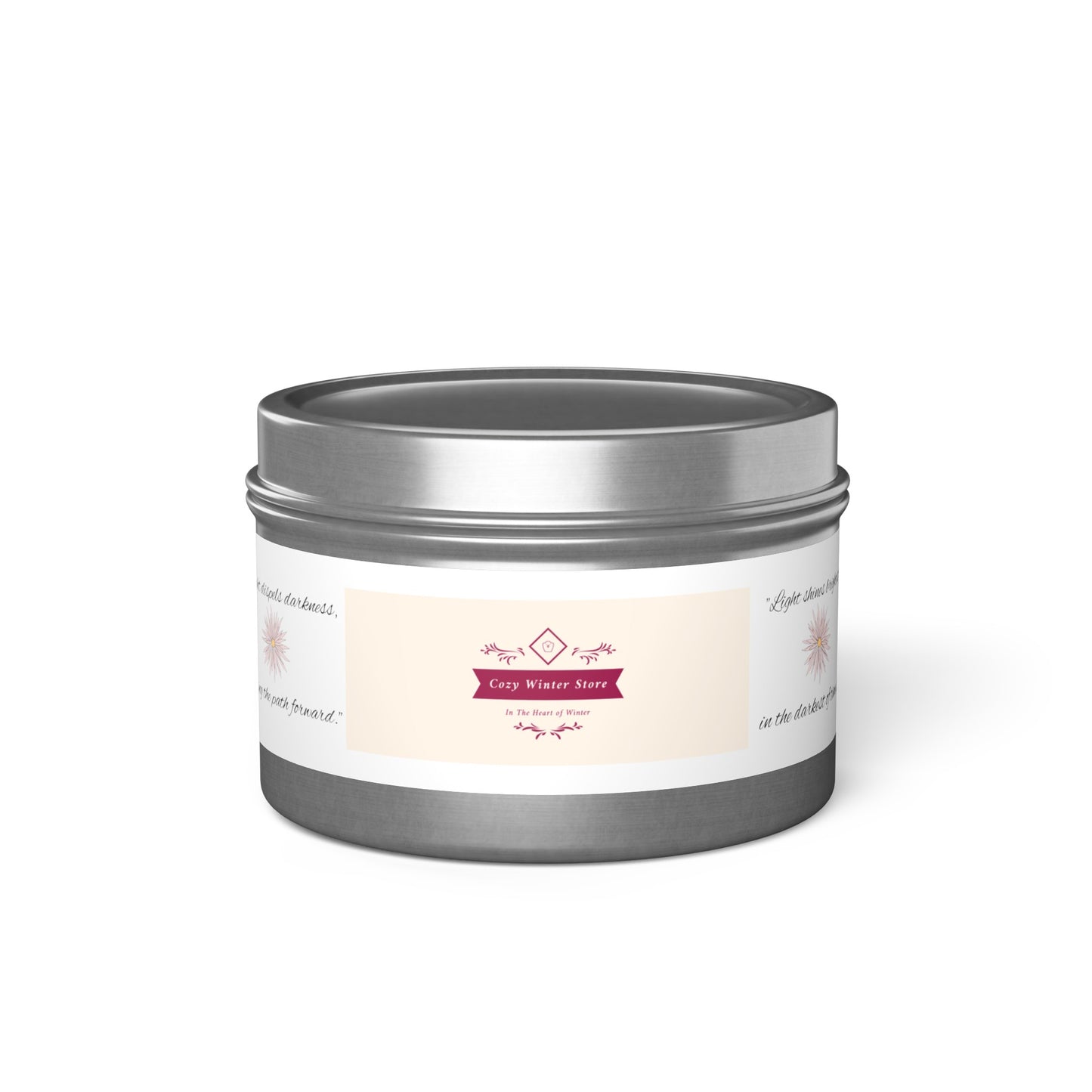 CSW Parafine Tin Candles By Cozy Winter Store (ships within USA only)