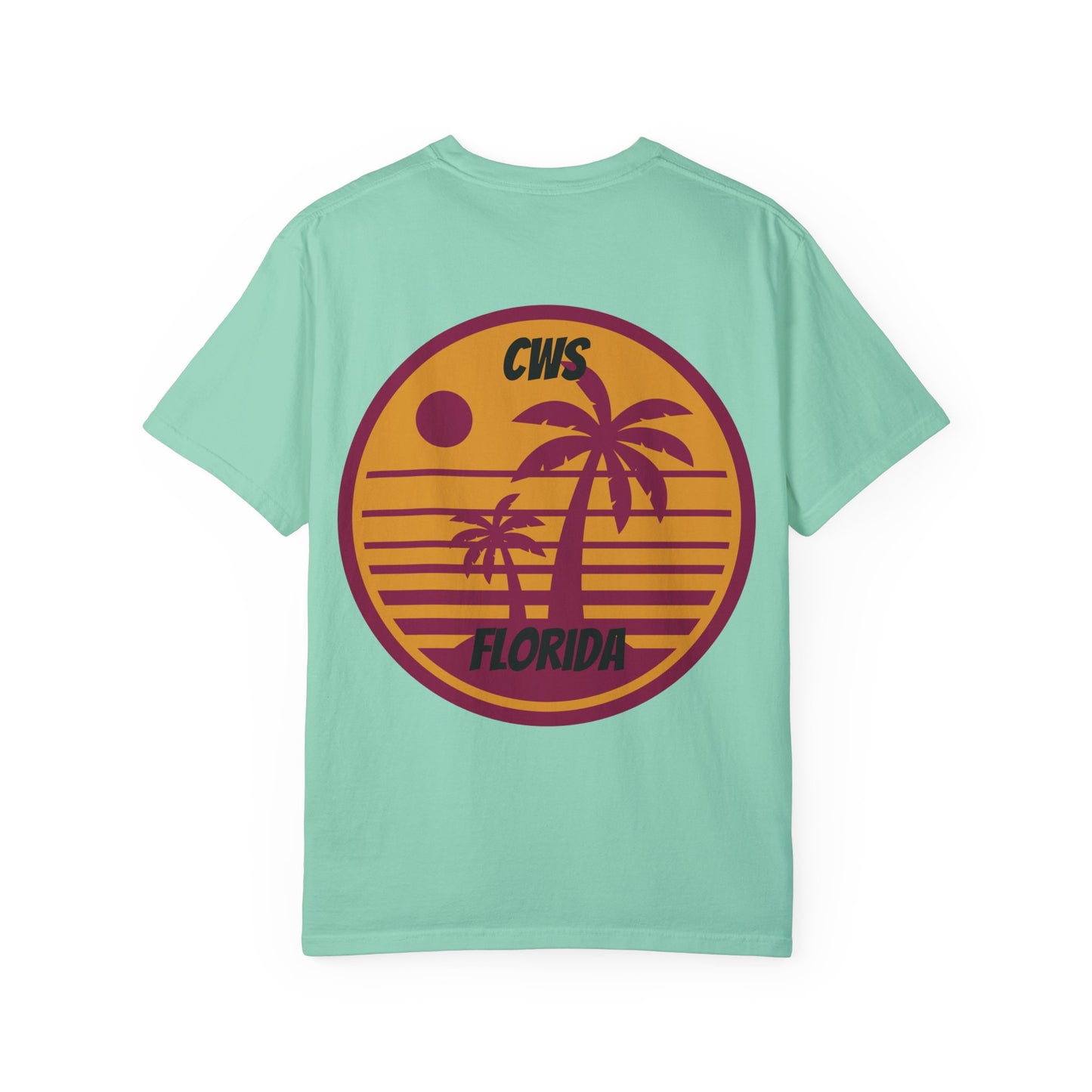 CWS Florida Unisex-T-Shirt im Garment-Dyed-Verfahren von Cozy Winter Store (Versand nur innerhalb der USA)