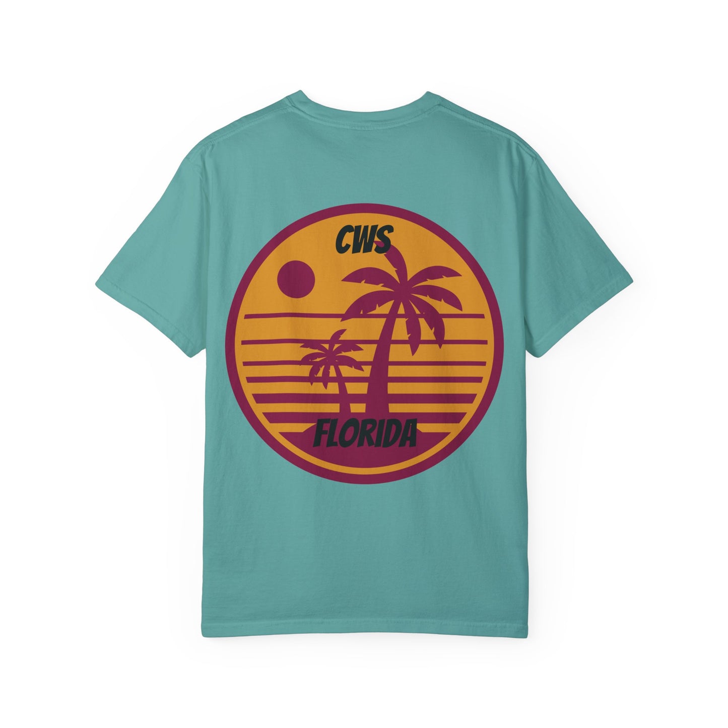 CWS Florida Unisex-T-Shirt im Garment-Dyed-Verfahren von Cozy Winter Store (Versand nur innerhalb der USA)