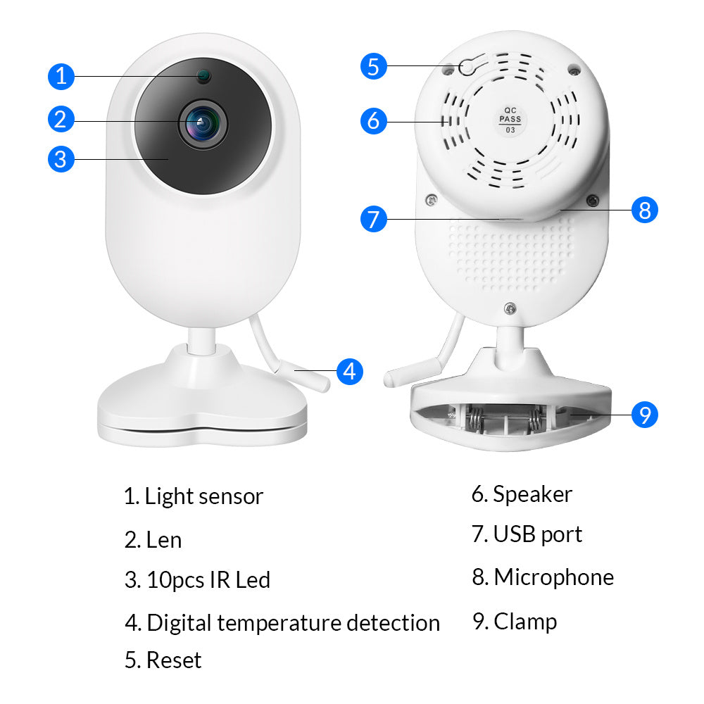 Baby monitoring home monitor