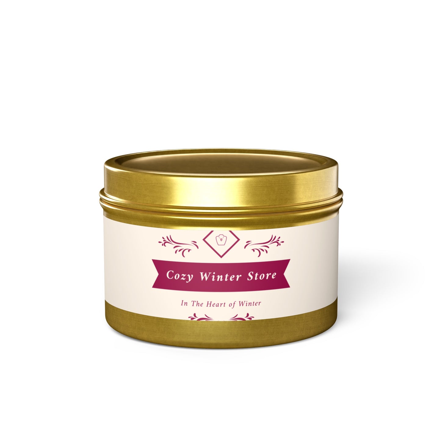 CWS FireHeart Tin Candles By Cozy Winter store