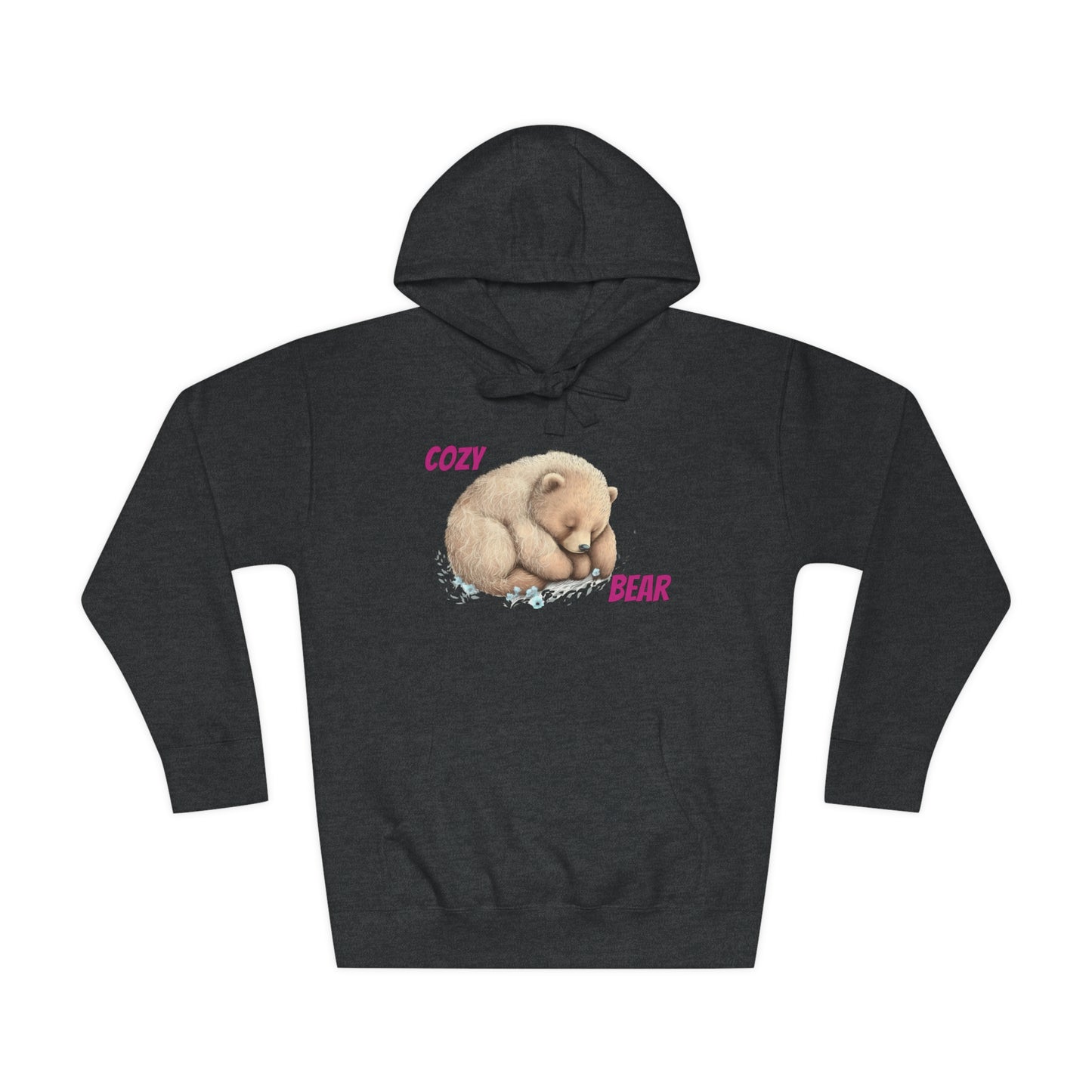 CWS Cozy Bear Unisex Fleece Hoodie By Cozy Winter Store