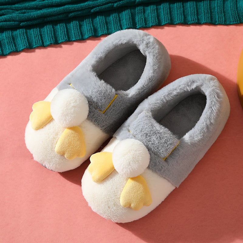 CoupleCozy: Plush home slippers for a warm and comfortable experience.