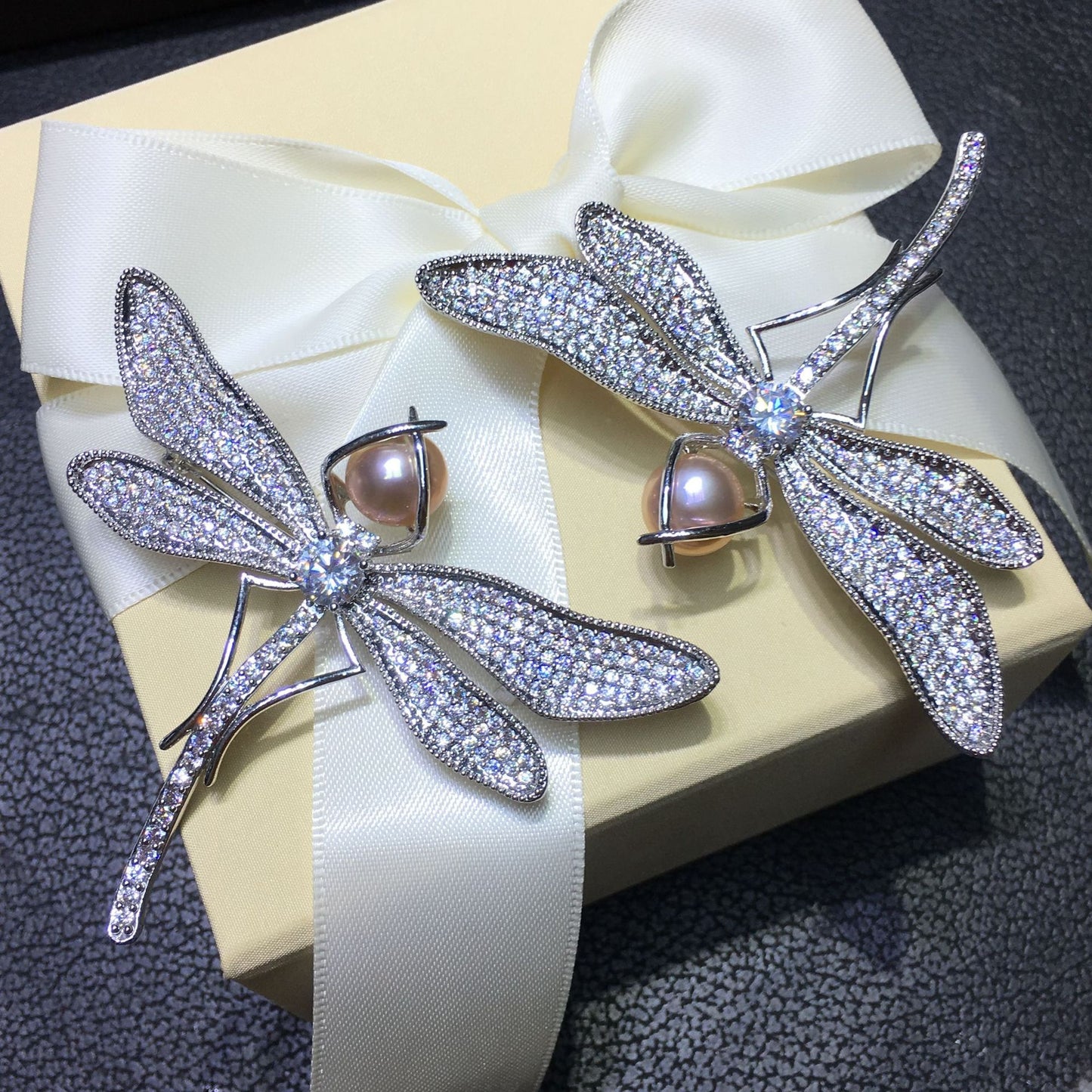 Freshwater Pearl Dragonfly Corsage