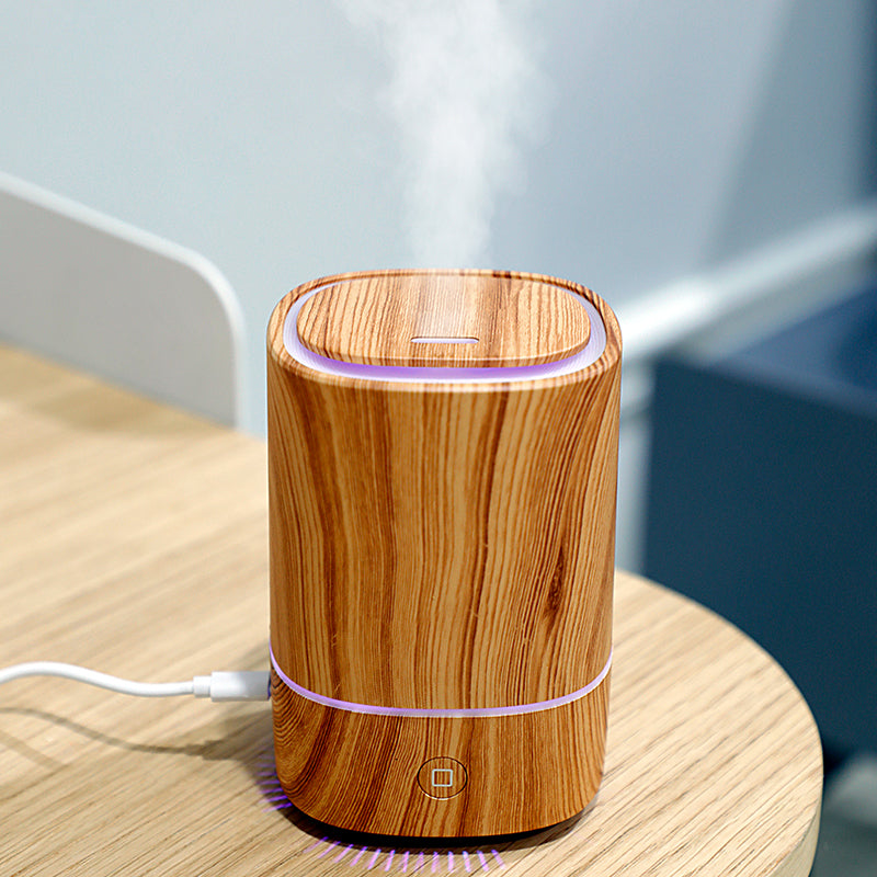 New Wood Grain L10 Aroma Diffuser Home Car Ultrasonic Humidifier USB Automatic Spray Diffuser