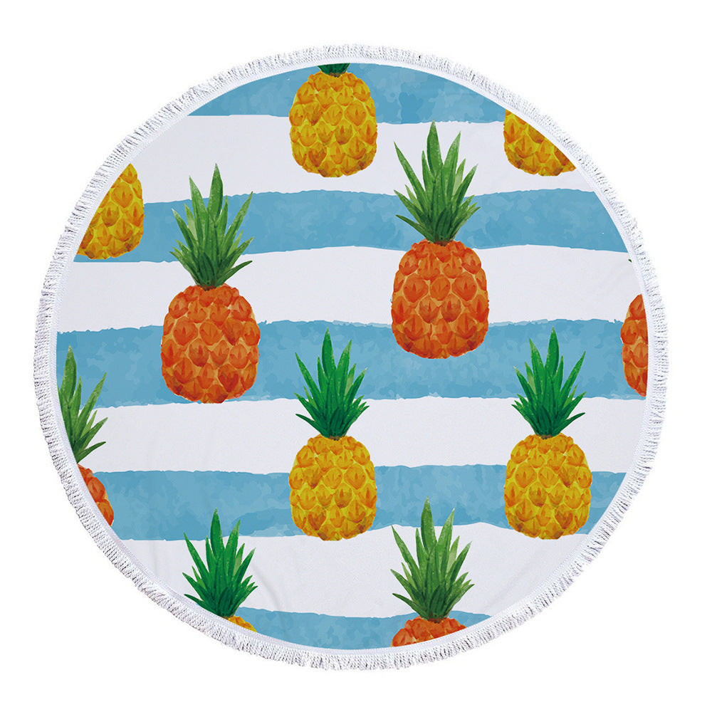 Round beach towel