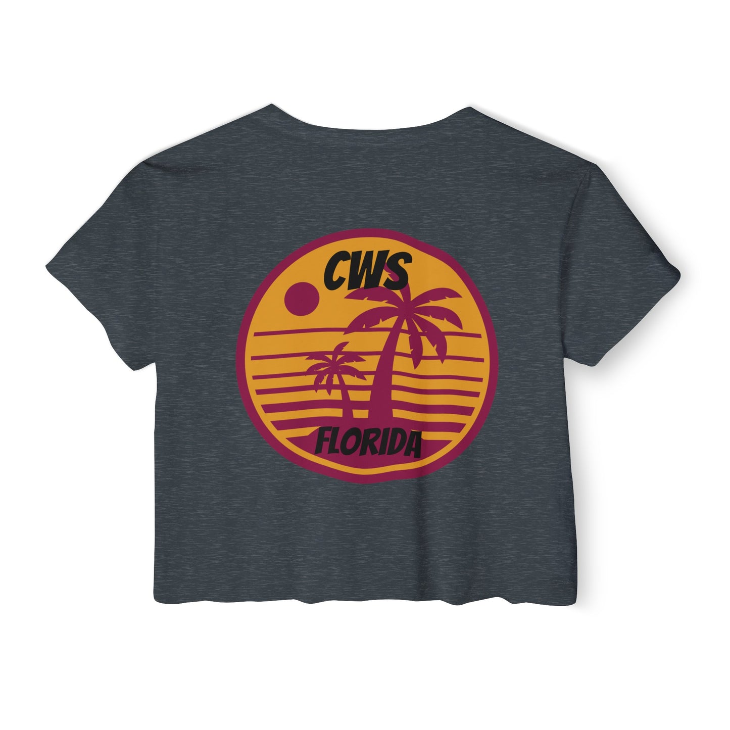 CWS Florida Women's Festival Crop Top By Cozy Winter Store (ships within USA only)