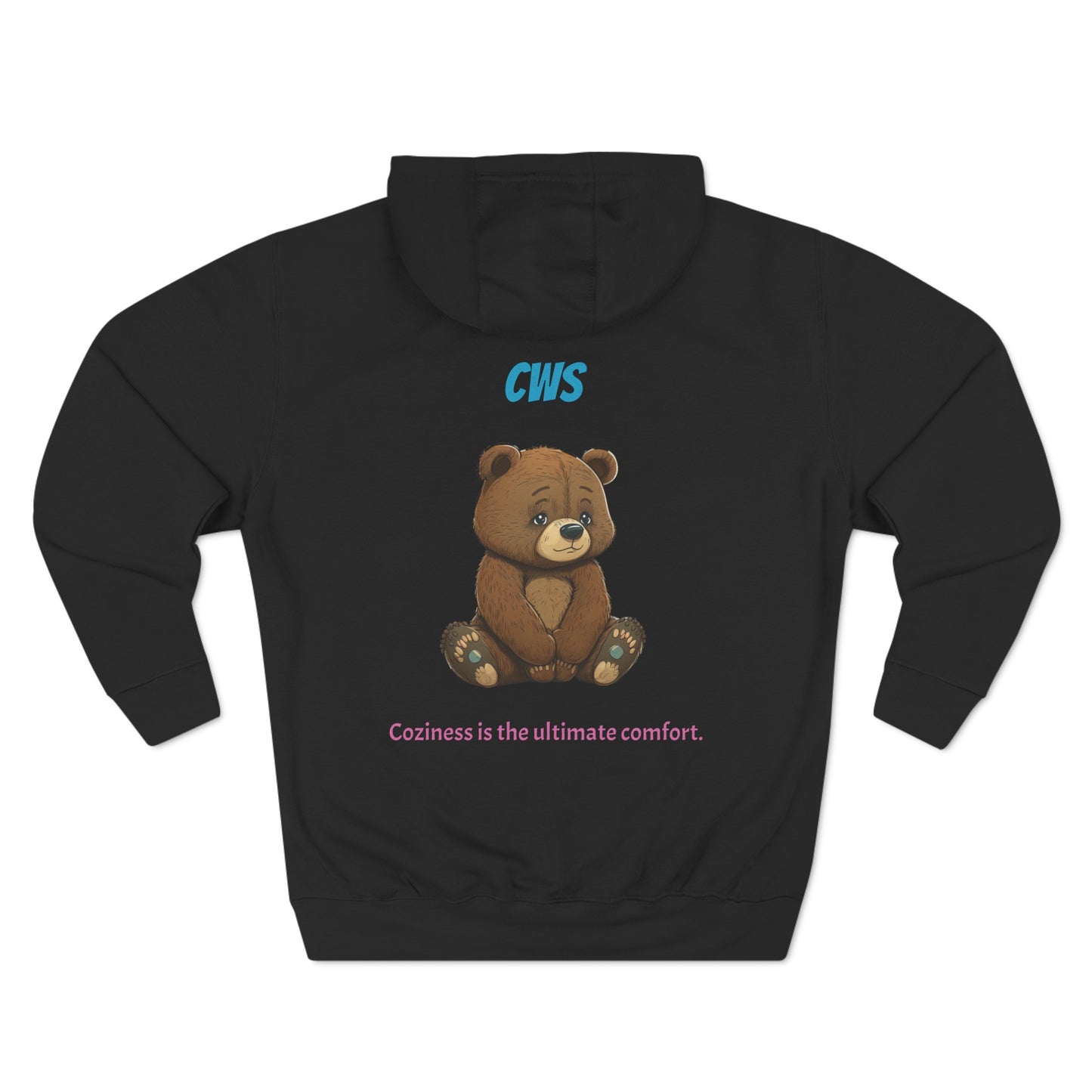 CWS Cozy Bear Three-Panel Fleece Hoodie By Cozy Winter Store