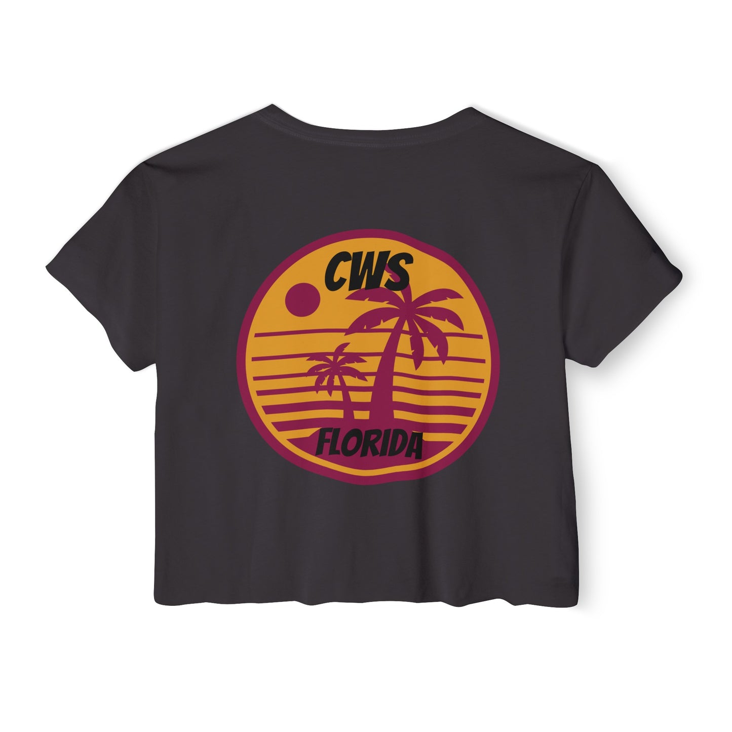 CWS Florida Women's Festival Crop Top By Cozy Winter Store (ships within USA only)