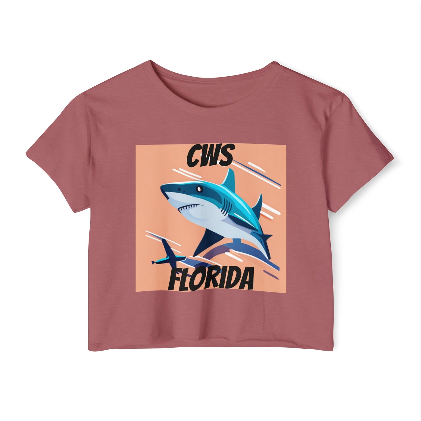 CWS Florida Women's Festival Crop Top By Cozy Winter Store (ships within USA only)