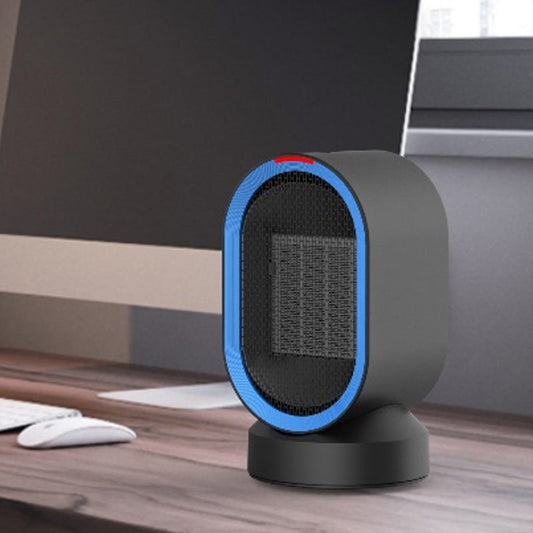 ShakeHeat: Desktop mini electric heater with shaking head for home warmth.