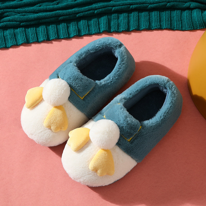 CoupleCozy: Plush home slippers for a warm and comfortable experience.