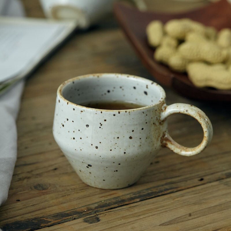 Stoneware Japanese handmade coffee cup