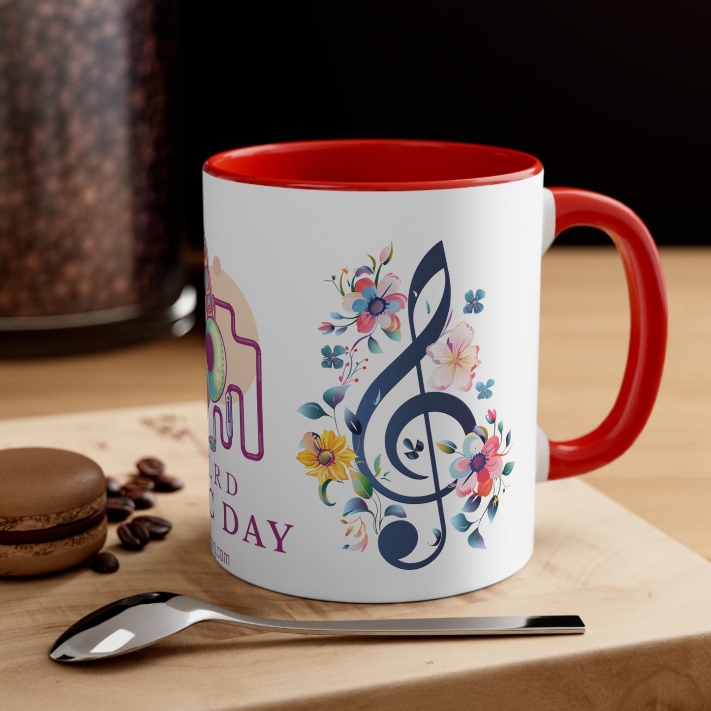 CWS Celebrations World Music Day Accent Coffee Mug, 11oz