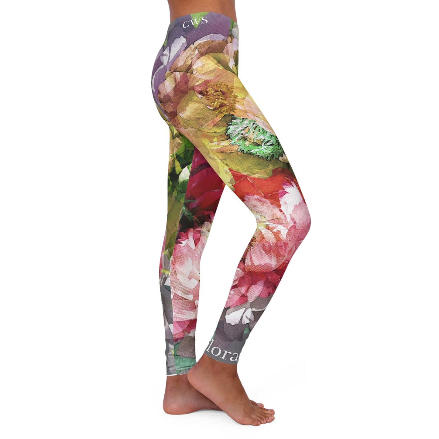 CWS Flora Damen-Leggings aus Spandex, lässig, von Cozy Winter Store