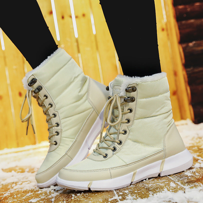 Ultra-light warm mid-tube cotton boots