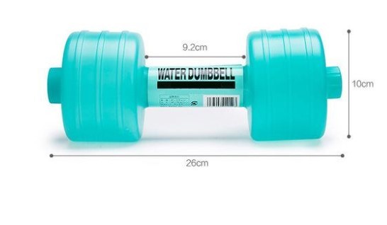 [2] water imported plastic irrigation water injection Japanese ladies fitness body dumbbells