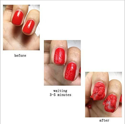 Nail Polish Burst Magic Nail Polish Remover  Fast Soak Off Sticky  Nail Gel Polish Degreaser Cleaner