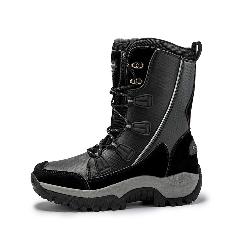 Waterproof non-slip cotton boots