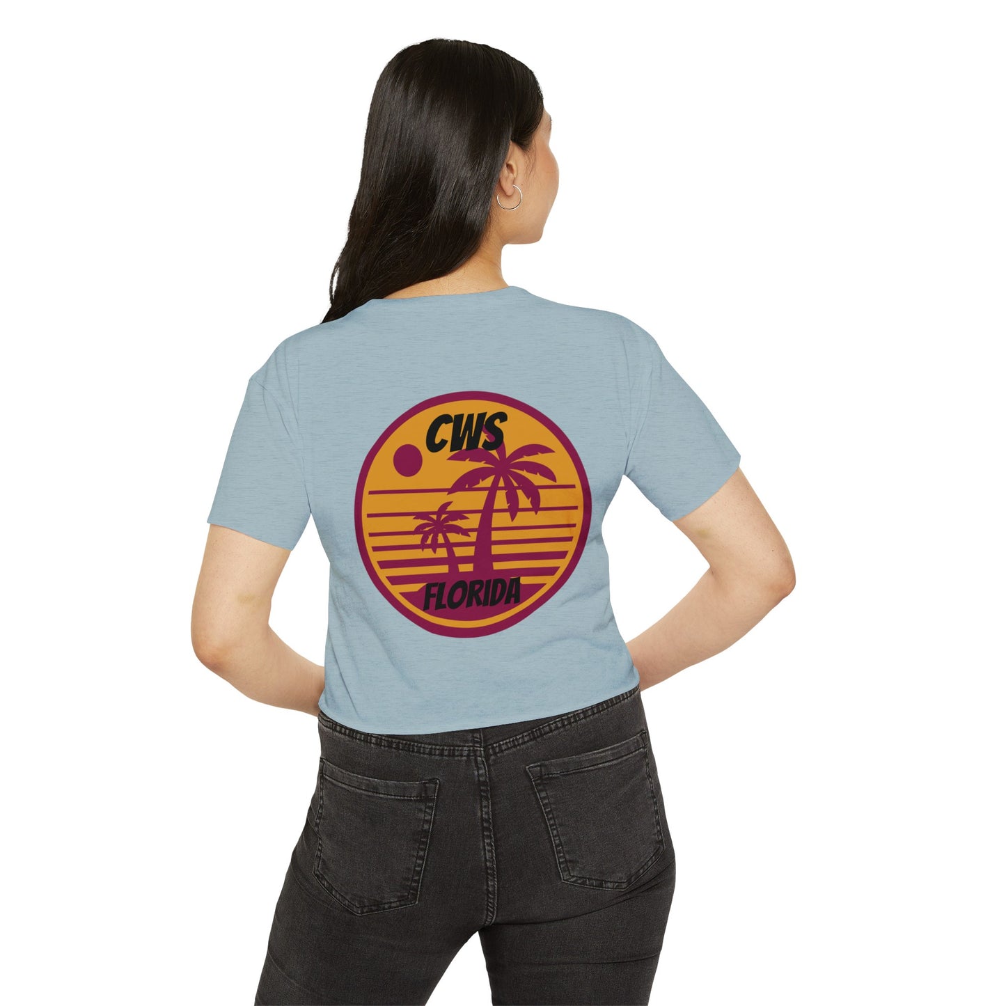 CWS Florida Women's Festival Crop Top By Cozy Winter Store (ships within USA only)