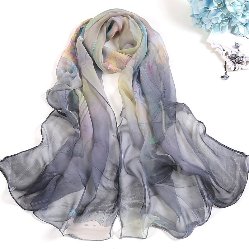 Summer lotus sunscreen scarf