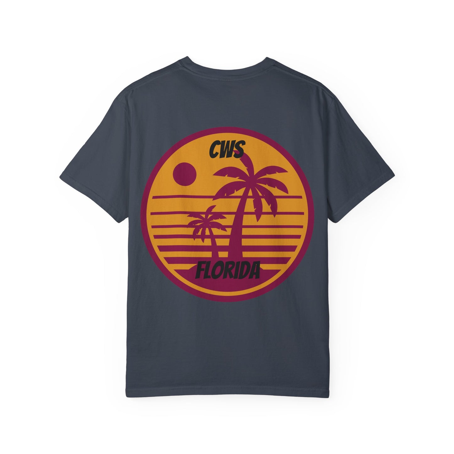 CWS Florida Unisex-T-Shirt im Garment-Dyed-Verfahren von Cozy Winter Store (Versand nur innerhalb der USA)